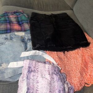 Womens size small pant, skirt and short bundle
